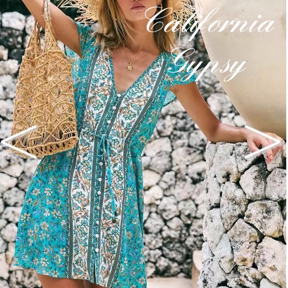 Floral Mini Dress - Picture 9 of 14